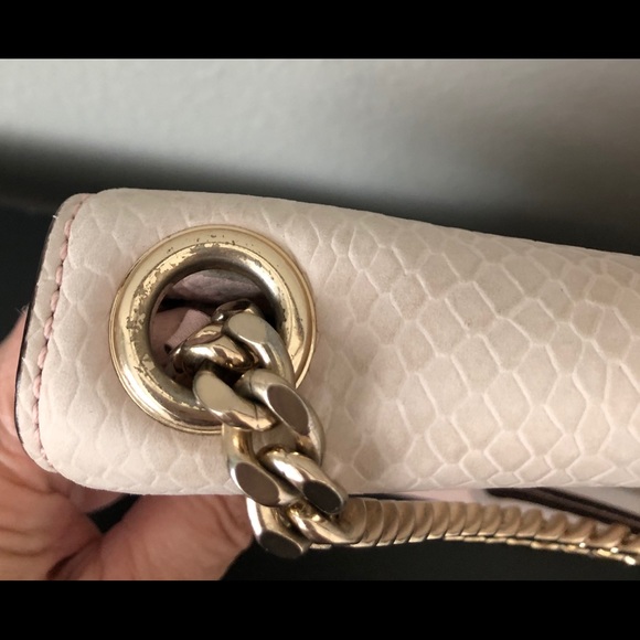 KATE SPADE PINK BOW GOLD CHAIN PURSE HANDBAG - Picture 5 of 16